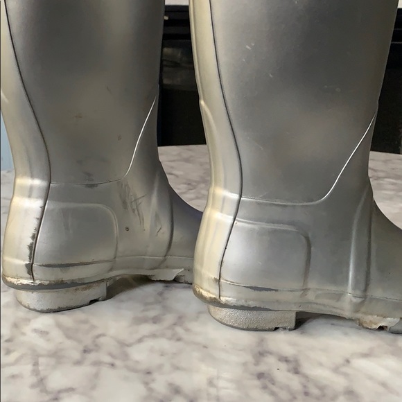 Women’s original tall Silver Hunter rain boots 6 - Picture 9 of 16